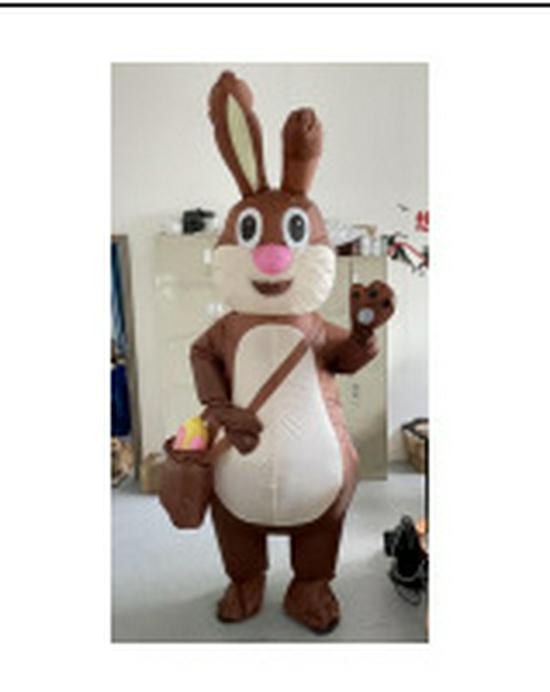Halloween Pink Rabbit Inflatable Costume for Festivals, Parties, and Events