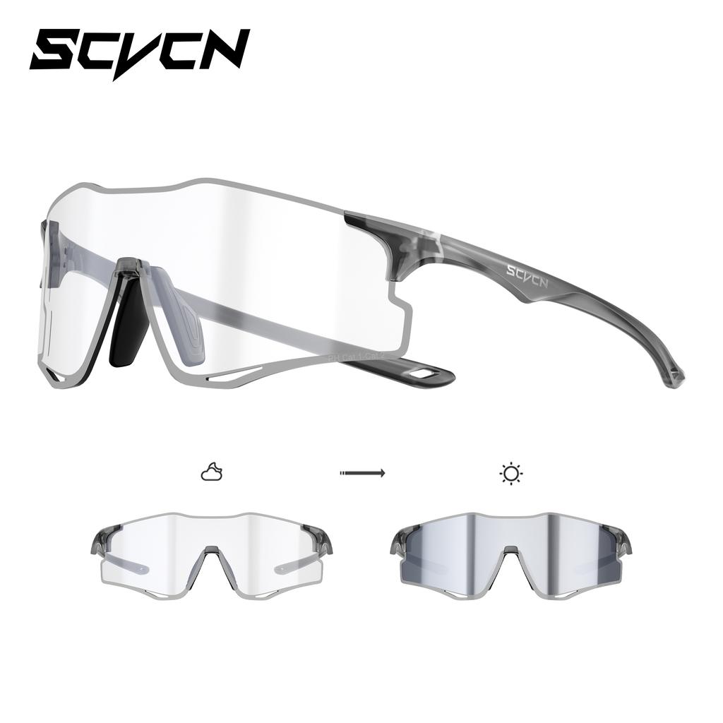 SCVCN Lightweight Photochromic Hiking Eyewear Running Sunglasses for Men Cycling Glasses UV400 Cycling Bike Glasses 2026 Casual