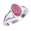 Natural Rhodochrosite Gemstone Handmade 925 Solid Sterling Silver Ring S.10 L1A20