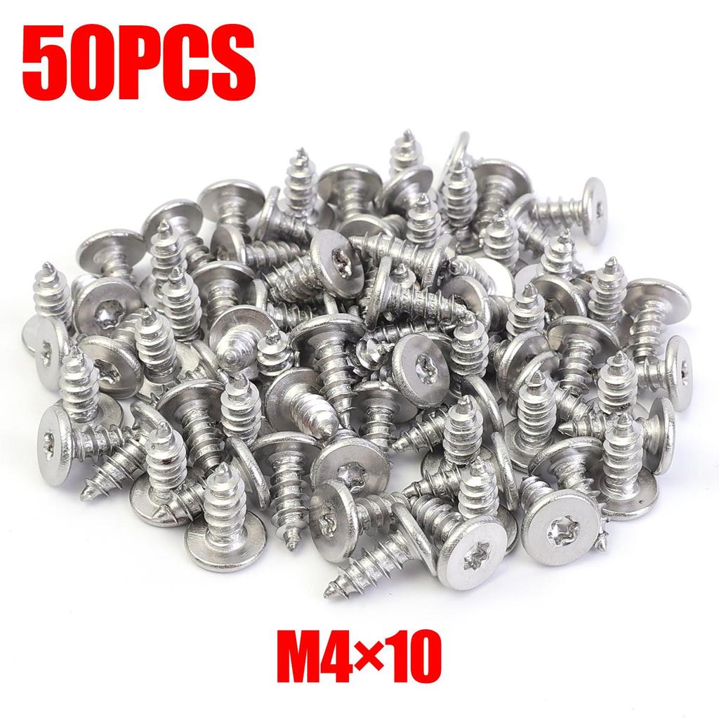 Flat Head Self-tapping Screws Stainless Steel Rust Prevention Screws Wood Metal Sheet Fixing Fastener Home Hardware Repair Screw