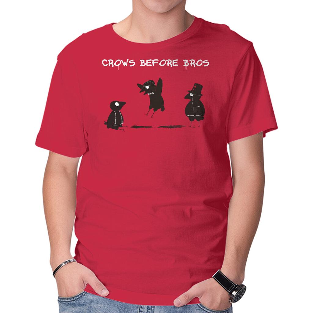 Unisex Crew Neck T-Shirt Crows Before Bros Graphic Short Sleeve Casual Tee