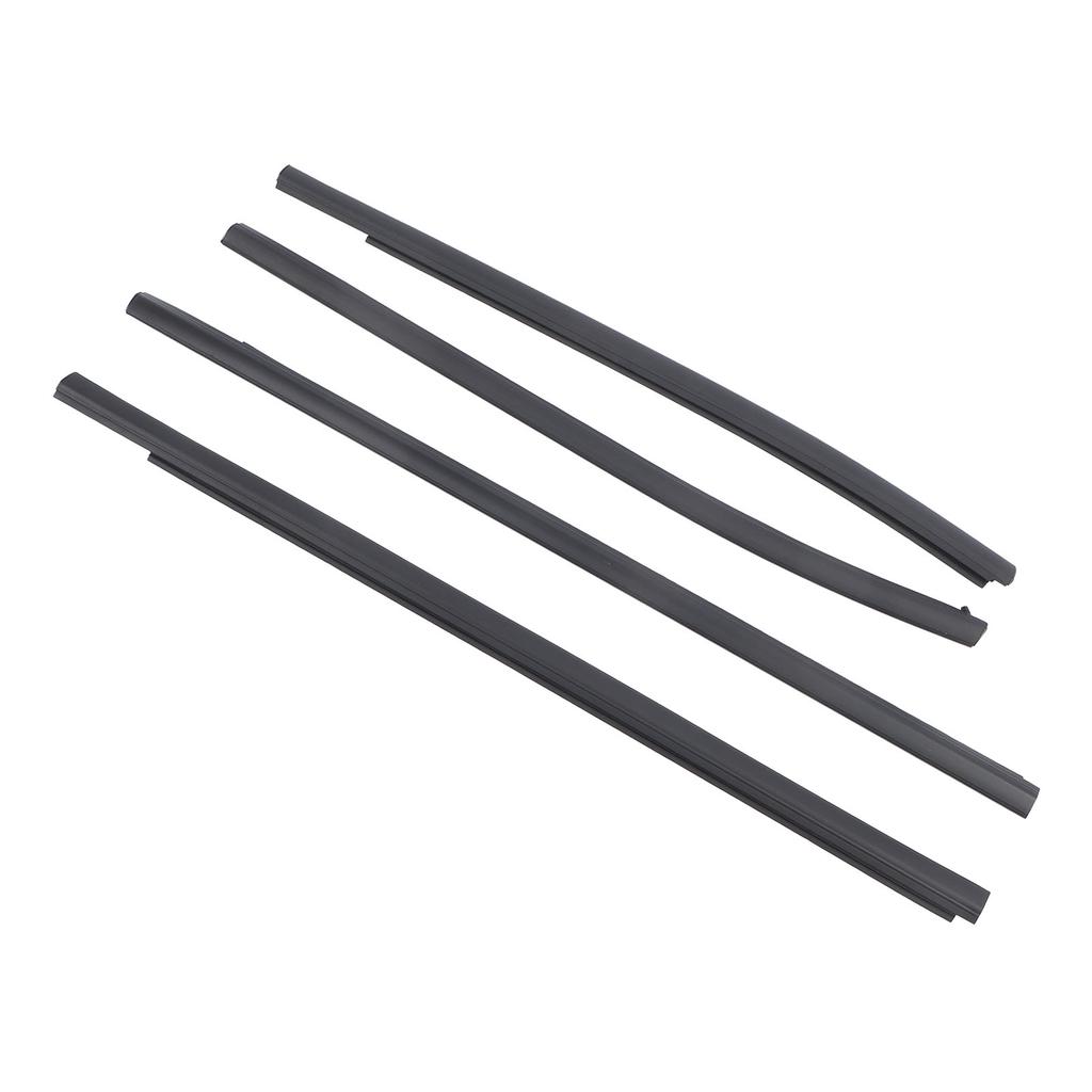 4PCS Car Door Window Weatherstrip AB3Z2625554F Door Window Sealing Strip Moulding Trim for Ranger PX2 PX3 Wildtrak
