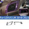 For LEXUS LM 2018- Car interior center console protective sticker interior decorative strip TPU protective sticker refit PPF