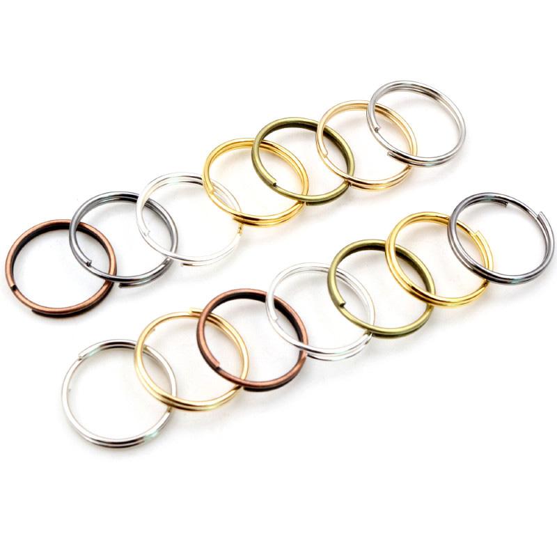 50-200pcs 5 6 8 10 12 mm Open Jump Rings Double Loops Gold Silver Color Split Rings Connectors For Jewelry Making Supplies DIY