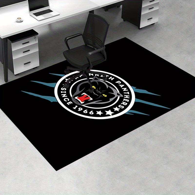 1 Stück Panther, Logo, Sportbüro Teppich Weich Polyester Eingangsteppich Waschbar Rutschfest Maschinenwaschbar