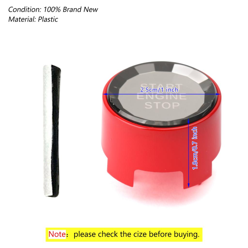 Artudatech Engine Start Stop Switch Button Cover For BMW F Chassis F30 F31 F20 F21 Crystal Car Accessories