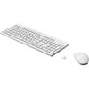 Clavier Combo Sans Fil HP 230 Noir Blanc QWERTY