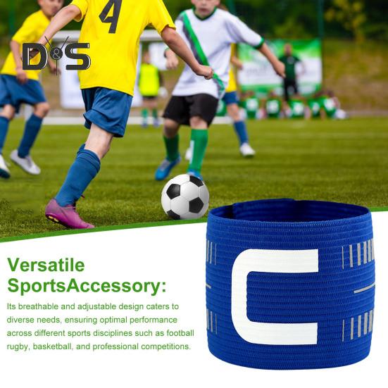 Banderole de căpitan pentru fotbal, reglabile, fotbal, baschet, jucător de braț, nailon elastic, benzi "C", accesorii sport de echipă pentru adulți și tineri