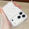 Clear Acrylic Phone Case For iPhone 17 Air 16 15 14 13 11 12 Pro Max Mini 8 7 Plus XS For Magsafe Wireless Charge Cover