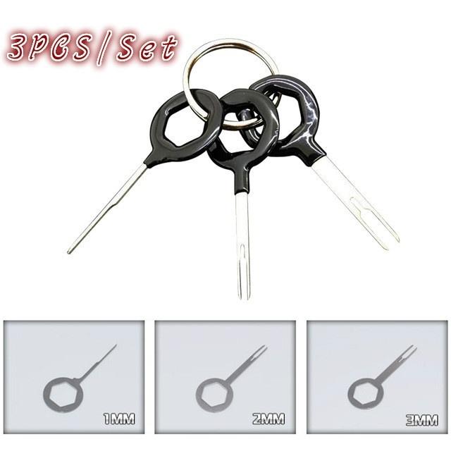 3Pcs/Set  11Pcs/Set Terminal Removal Tools Car Electrical Wiring Crimp Connector Pin Extractor Kit C