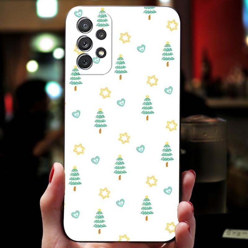 Christmas Tree Snowman Santa Phone Case For Samsung Note Galaxy 8 9 20 10 Pro Plus Ultra M20 M31 M40 M10 J7 J6 Prime Back Cover