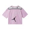 Jordan Essential Casual Sport Round Neck Short Sleeve T-Shirt Women Tops Pink DC2154-676