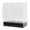 3 Slot Card Pack Dispenser Acrylic Card Pack Display Holder Organizer Storage Box Container For Trading Cards Sports Cards
