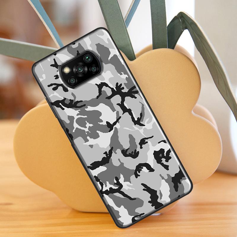 Army Camo Camouflage Für POCO X3 GT F1 F2 F3 M3 M4 X3 Pro Handyhülle Für Xiaomi Mi 11T Pro 10T 11 Lite Coque