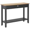 Console Table Black 110 x 35 x 80 cm Wood
