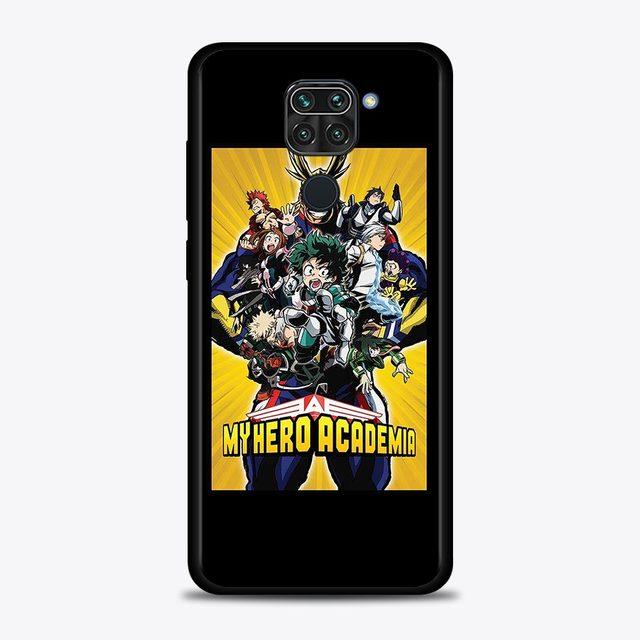 Coque de téléphone My Hero Academia, étui pour Xiaomi Redmi Note 11 9 8 10 Pro 9s 8t 7 10pro Max Redmi 11 9 9c 9a 8 8a 7 7a