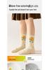 Children's Cartoon Polka Dot High Socks - Antibacterial, Deodorant, for Girls, Spring, Autumn, Winter - Medium & Large Sizes