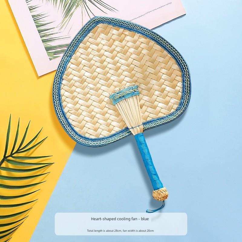 Summer Portable Large Palm Leaf Fan, Traditional Style for Children and Babies, Summer Cooling Hand Fan, Small Banana Leaf Fan