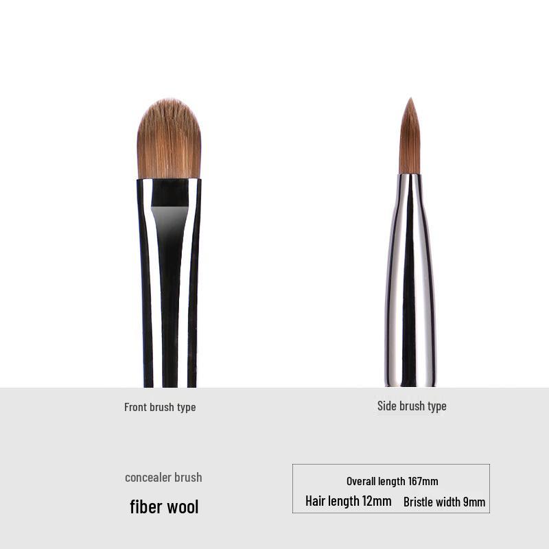 Ebony Wood Animal Hair 40-Piece Makeup Brush Set for Eyeshadow and Blush