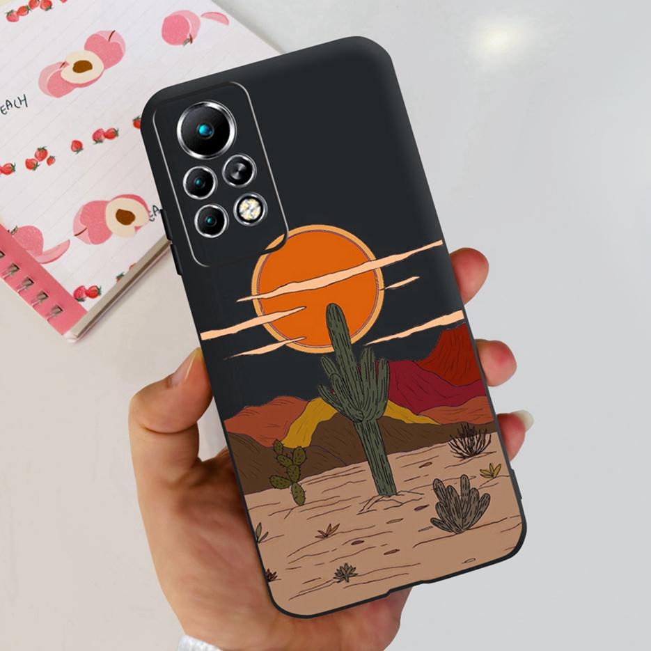 For Infinix Note 11 Pro Case X697 Cute Painted Back Cover Soft Silicone Phone Cases For Infinix Note 11 Note11 Pro Fundas Bumper
