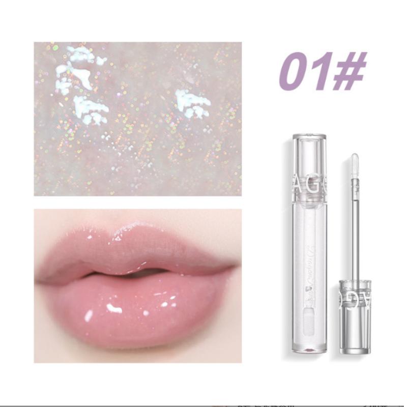 Damenkosmetik Hochglanz-Lippenstift Dauerhaft Feuchtigkeitsspendend Pflegender Glanz Lippen Aufpolsterndes Lippenöl Pflege Lipgloss für Frauen