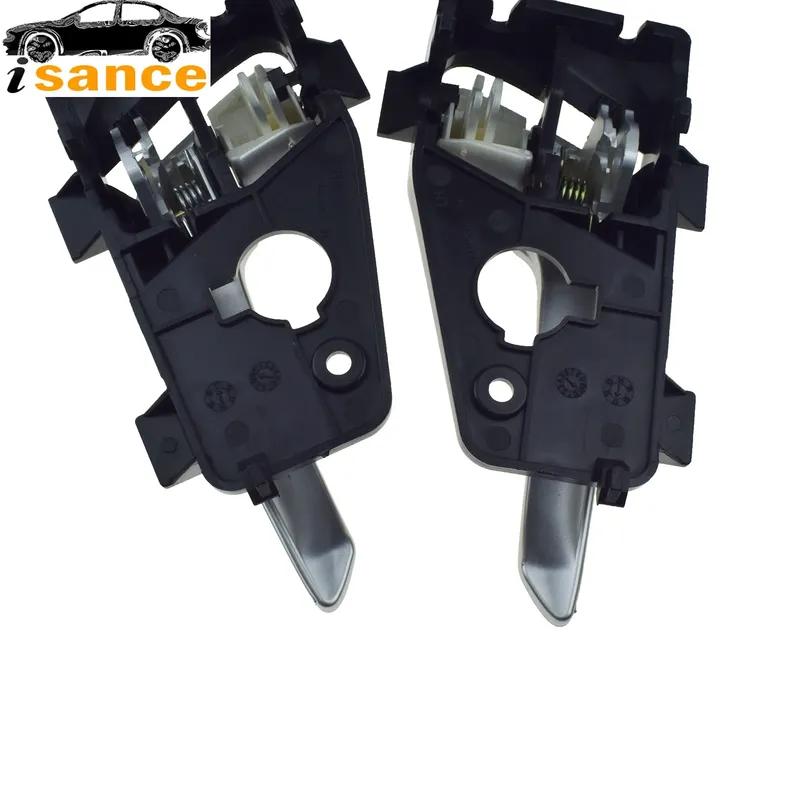 New Front/Rear Left/Right Silver Interior Door Handle For Kia Picanto 2011-2016 82610-1Y010 82620-1Y010 83610-1Y010 83620-1Y010