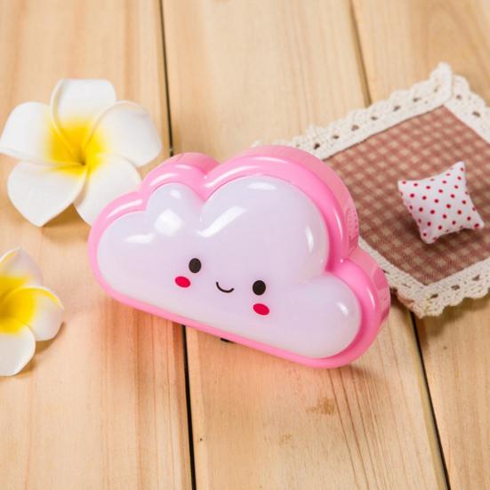 Cartoon Cloud Energy-saving LED Night Light US Plug Bedside Lamp Home Decor