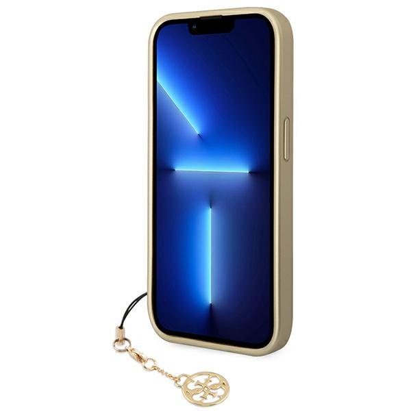 Guess Guhcp14Lgf4Gbr Iphone 14 Pro6,1 Brązowy/Brown Hardcase 4G Charms Collection