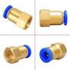 5Pcs 4/6/8/10/12mm PCF Pneumatic Quick Connector Water Air Fitting BSP Female Thread Brass Quick Joint Hose Tube Pipe Fuel System Fittings7