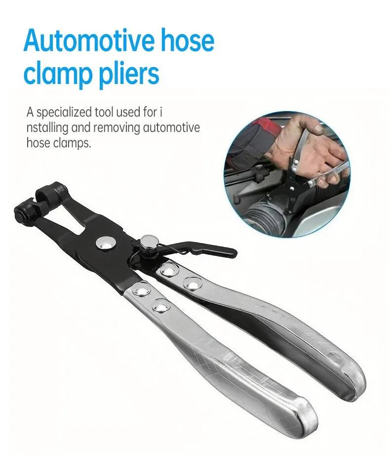 Auto-Wasserrohr-Schlauchschellenzange, Klemme, Schwenkantrieb, Backenverriegelungswerkzeug, Entfernung und Installation von ringförmigen Flachband-Schlauchschellen