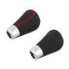 Universal Leather 5-Speed Gear Shift Knob - Fits Most Car Models