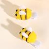 Hair Clips 2Pcs Colorful Polyester Hairpin for Girls Unique Bee Hairpins Kids Barrettes Children Cute Hairgrips Hair Accessories