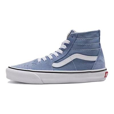 SK8 Tapered High Top Skateboard Shoes Unisex Blue VN0009QPDSB
