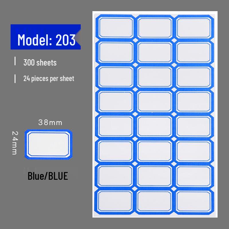 Self-Adhesive Label & Name Stickers for School & Warehouse Classification