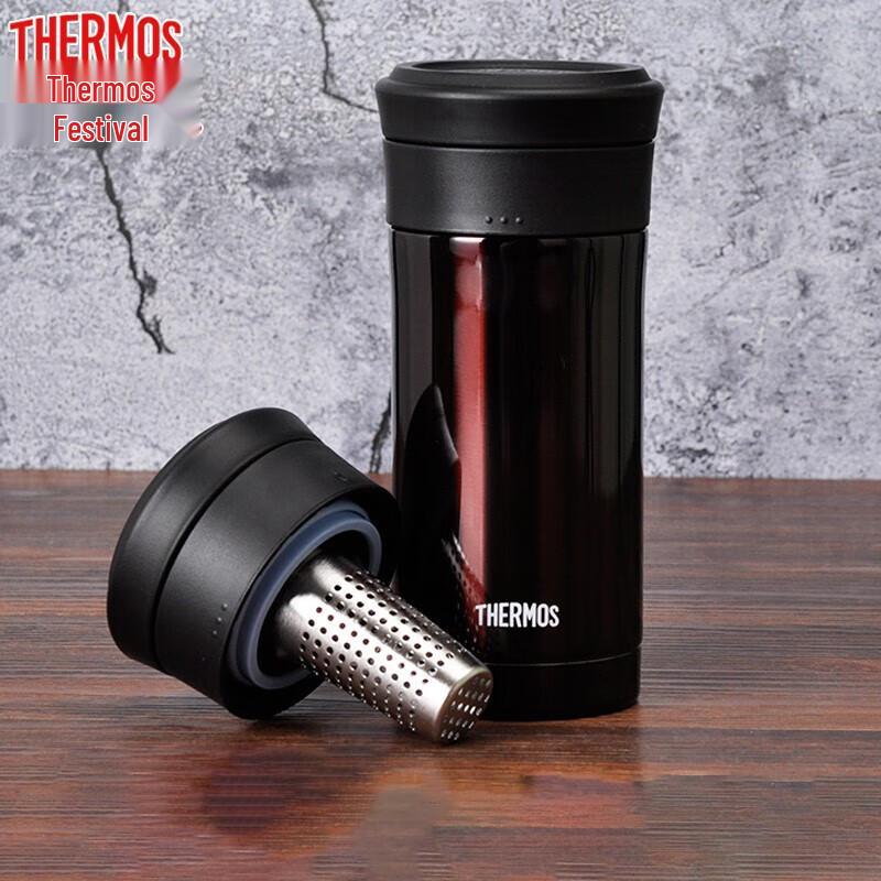 Thermos TCMK-350-CBW 350ML Stainless Steel Vacuum Insulated Mug with Tea Filter