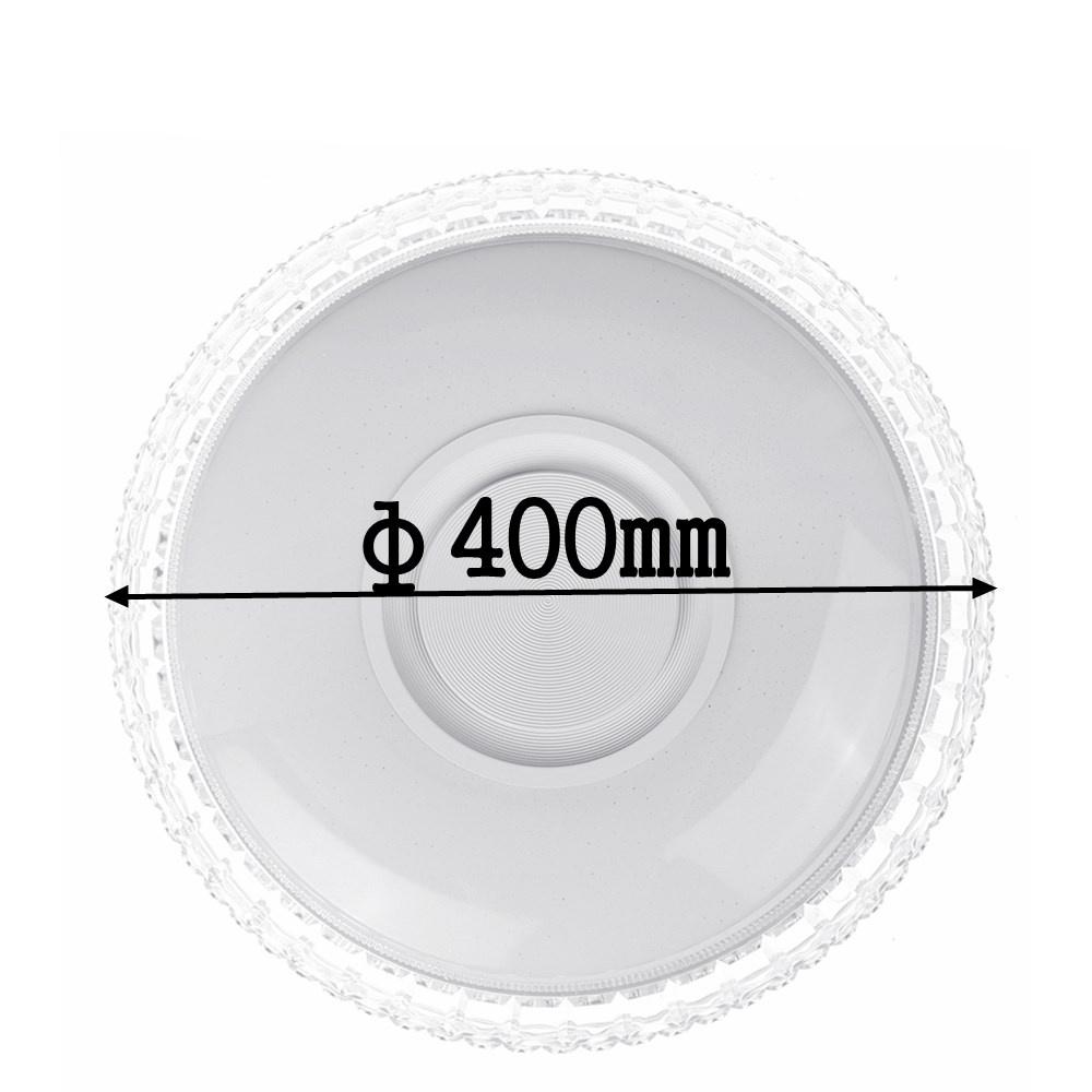 300W WiFi Modern RGB LED Ceiling Lights Home Lighting APP Bluetooth Music Light Smart Ceiling Lamp Bedroom Lamp 40*7cm