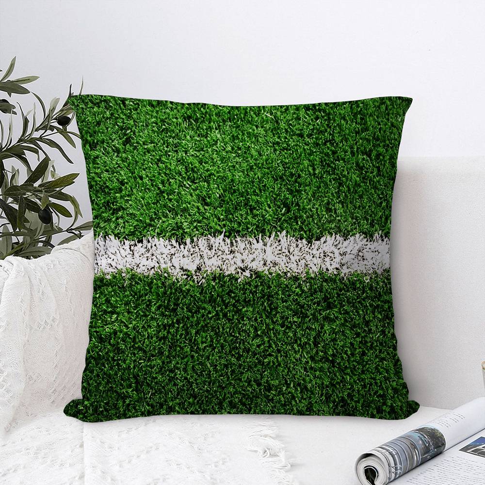 Outdoor Football Field Pillow Cover Sofa Cushion Cover Home Room Decoration Children Gift