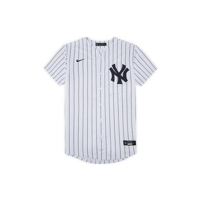 Top de Manga Corta con Cuello en V para Niños con Estampado de Logotipo a Rayas, de Temporada, Transpirable, Ligero, Blanco DZ3685-100