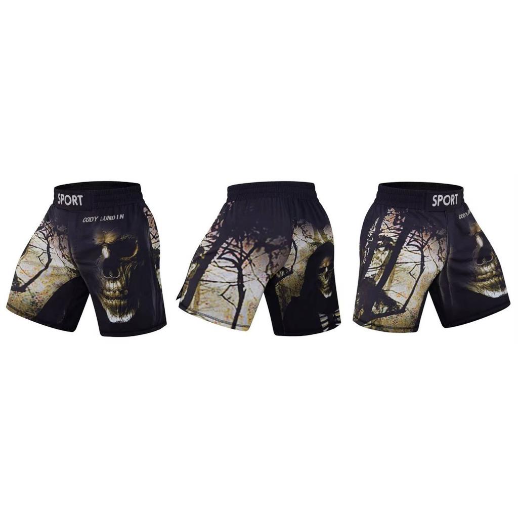 MMA Muay Thai Kickboxing Boxing Shorts Mixed Martial Art UFC Boxer Unisex Men Women Pants Fighting Fitness Gym Training Sport Workout
