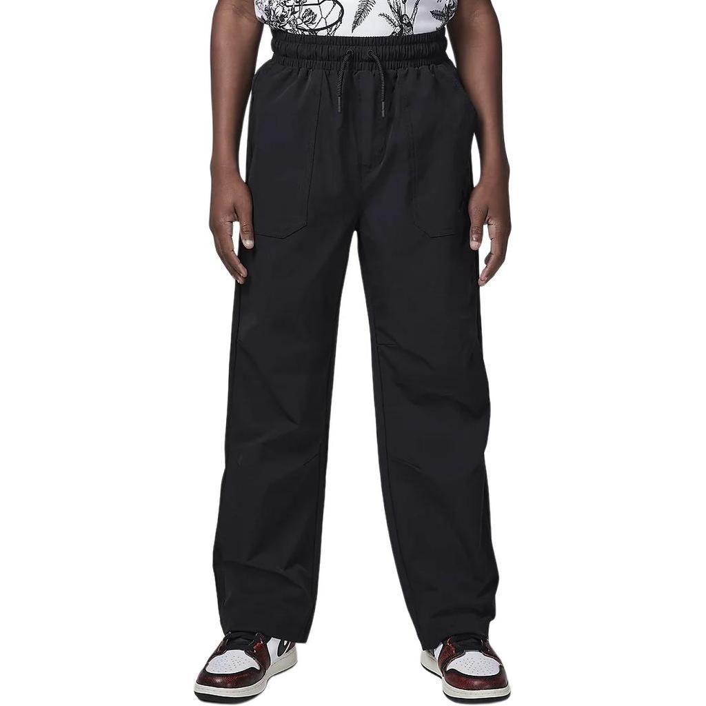 Jordan MJ Essentials Statement Bequem Vielseitig Einfarbig Lässige Hose Kinderunterteile Schwarz HQ7193-010