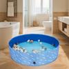 OWNPETS Folding Pet Pool, PVC Dog Pool, No Inflation Required for Kids, Portable, with Drain Plug, Easy Storage, Bathtub, Large Capacity, Suitable