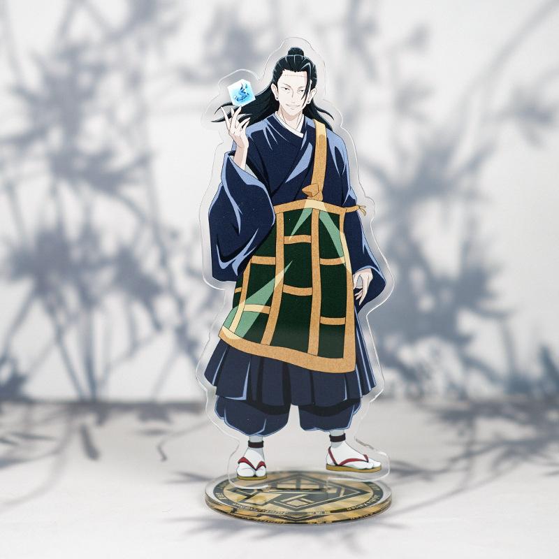 Süße Anime Geto Suguru Fushiguro Megumi Itadori Yuji Satoru Gojo Ryomen Sukuna Inumaki Toge Acryl Ständer Figur Schreibtisch Puppe Spielzeug