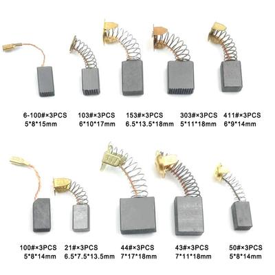 Graphite Carbon Brushes Replacement Transmission 10 Sizes