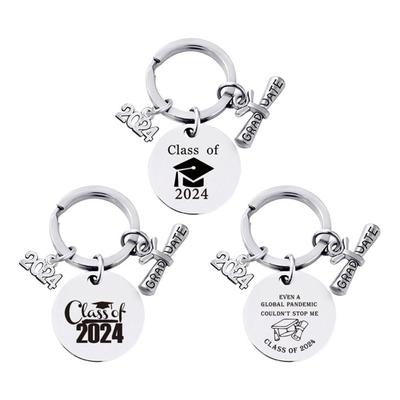 Commemorative 2024 Graduation Ceremony Keychain 2024 Doctoral Hat Keychain  Students