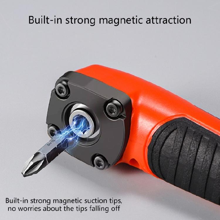 Magnetisk 90 graders vridbar skruvmejsel Elektrisk borr Vinkelförlängningsuttag Fäste Skruvmejselhuvud Verktyg