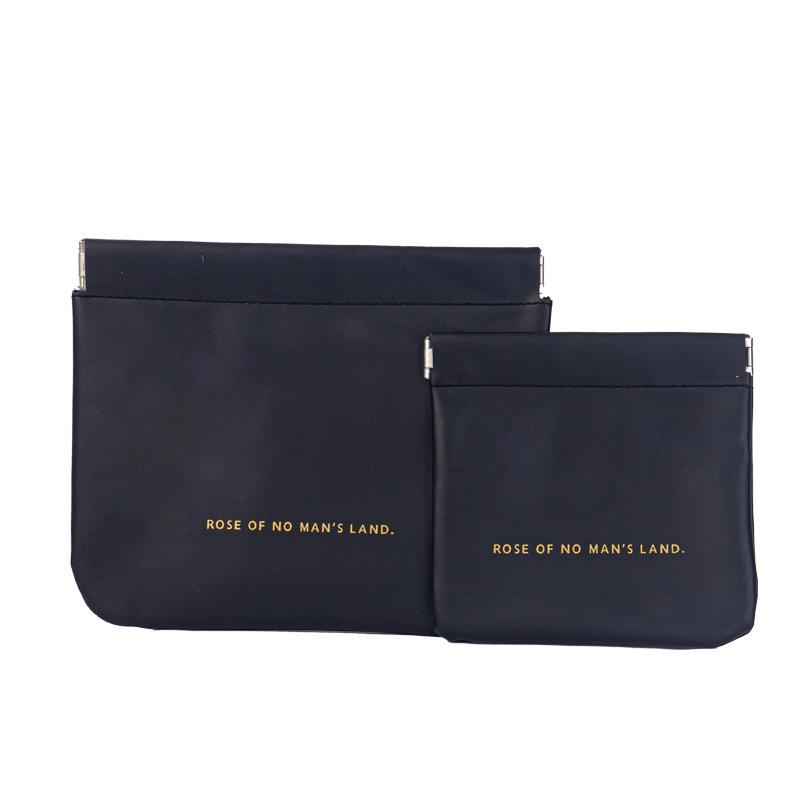 Portable Wire Storage Pouch with Auto Closure for Cables and Earphones