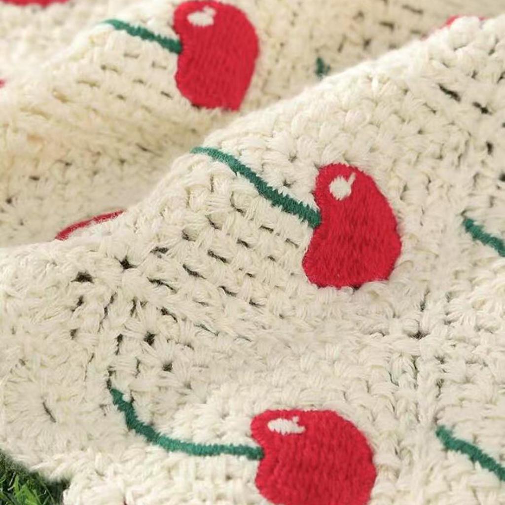 Cherry Triangle Hair Scarf Gilrs Holiday Retro Hair Bands for Women Makeup Styling Bandana Headwarp Headwear Accessories