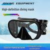 Adult Waterproof Diving Mask & Snorkeling Goggles Set, Anti-Fog, Large Field of View, Unisex, Large Frame
