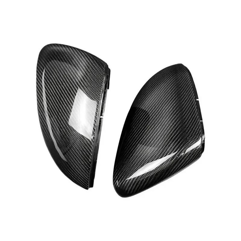 For VW GOLF 7 MK7 MK7.5 R GTI 2014- Real Carbon Fiber Car Replacement Rearview Side Mirror Wing Cover Cap Exterior Case Trim