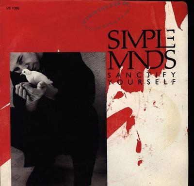 7inch Record SIMPLE MINDS - Sanctify Yourself VS1305 VIRGIN 1986 Canada Rock Used
